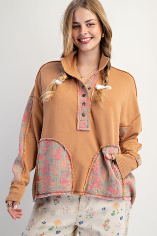 Dixie Bloom Floral Pullover by Easel