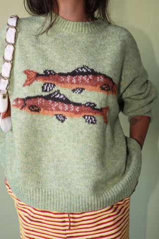 Gone Fishin’ Knit Sweater