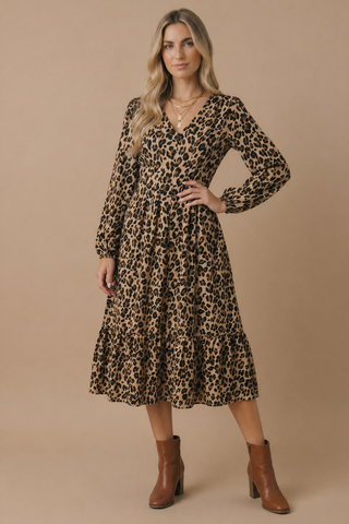 The Carlee leopard Dress