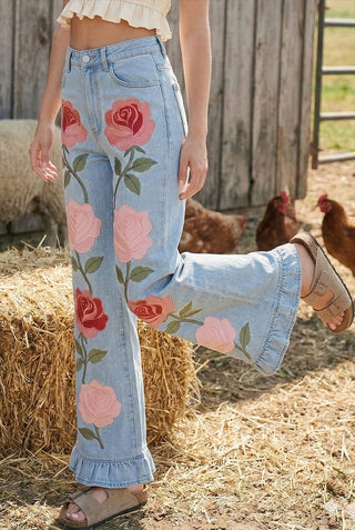 Rosette Daydream Tailored Flare Pants