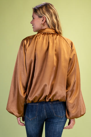 Natalia Zip Up Blouse