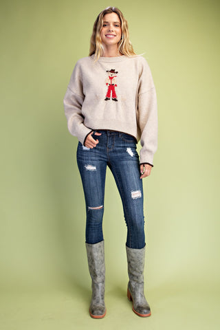 Howdy Honey Cowboy Bear Sweater