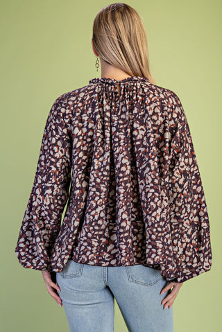 Wildwood Braided Leopard Blouse
