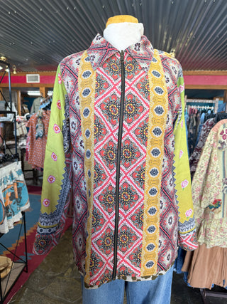 Jungle Bloom Reversible Jacket