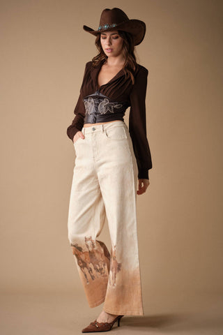 Wild Horse Wide Leg Jeans