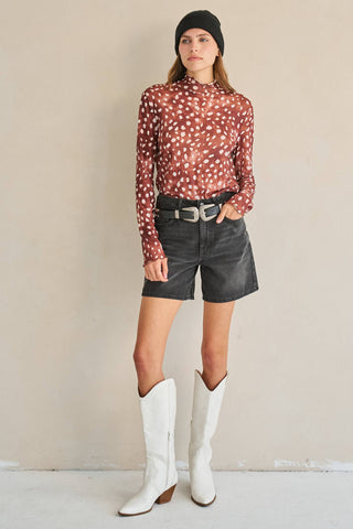 Bambi Mesh Top