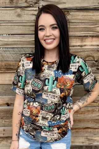 Retro Rodeo Nights Top