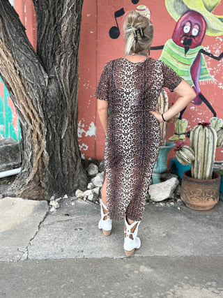 YOLO Leopard Print Dress