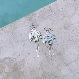 Thunder Bird tassel Earring