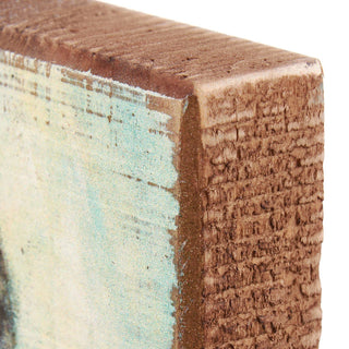 Floral Donkey Block Sign