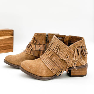 Kepang Suede Fringe Ankle Boot