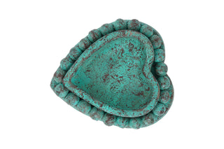 Blue Mesa Beading Heart Clay Bowl