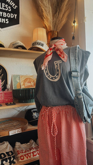 Belle Horseshoe Muscle Tank