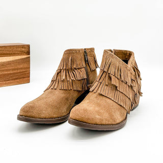 Kepang Suede Fringe Ankle Boot