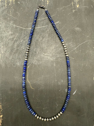 Navajo Pearl & Lapis Necklace