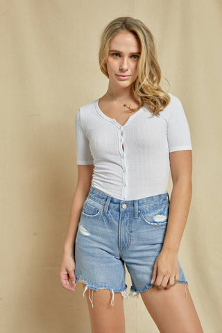 Presley Boyfriend Midi Shorts