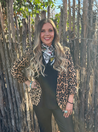 Fierce & Femme Leopard Blazer