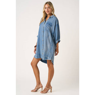 Free Spirit  Chambray Denim Dress