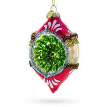 Load image into Gallery viewer, Retro Reflection Pink Glass Ornament