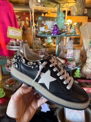Avery Black Starstruck  Sneakers