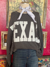 Load image into Gallery viewer, Texas Knit Sweater in Charcoal