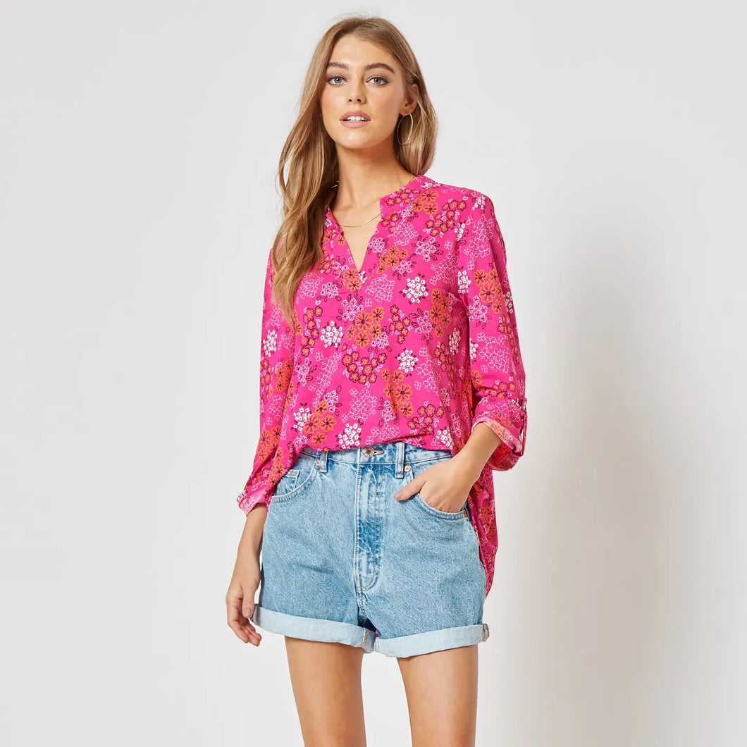 Lizzy Blouse | Magenta