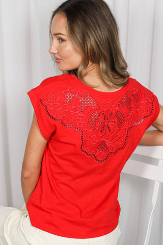 Cherry Bomb Knit Blouse