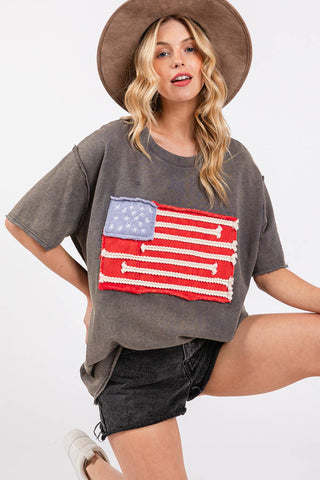 Emmie Jo American Flag Top