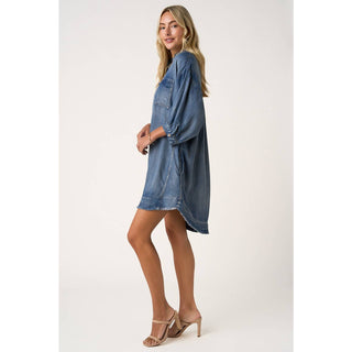 Free Spirit  Chambray Denim Dress