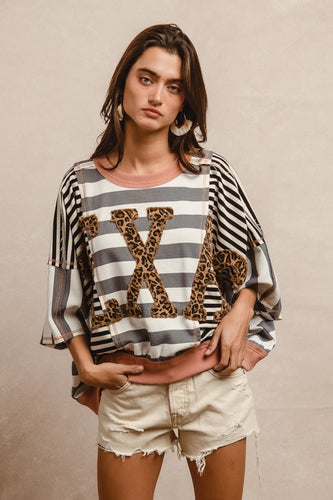 Emmie Texas Letter Patches Top