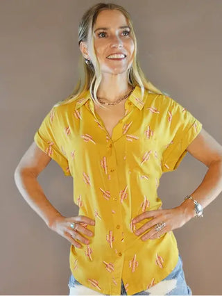 The Saguaro Sunset Button Down
