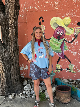 USA Patchwork Graphic Tee