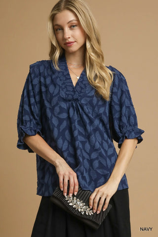 Raven Creek Jacquard Blouse