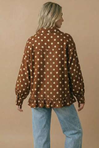 Augustine Polka Dot Top