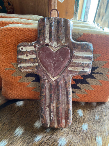 Clay Cross with Heart