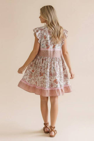Blush Meadow Babydoll Dress