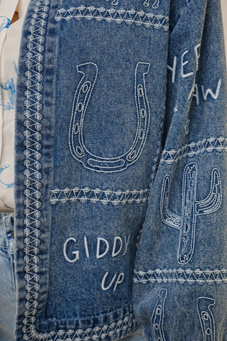 Western Ranch Heiress Denim Jacket