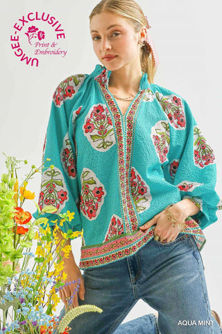 Aquamarine Top