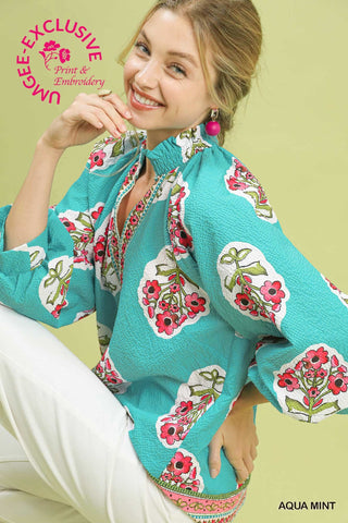Aquamarine Top