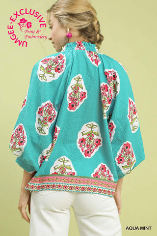 Aquamarine Top