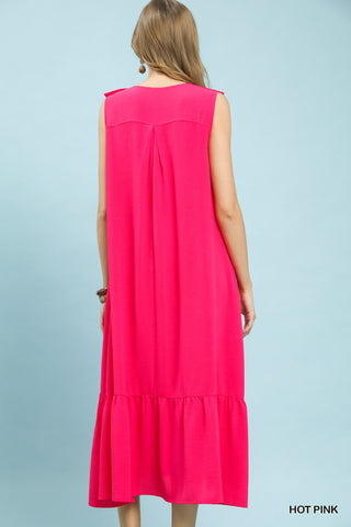 Brookie Ruffle Midi Dress