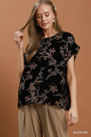 Marfa Midnight Sleeveless Print Top