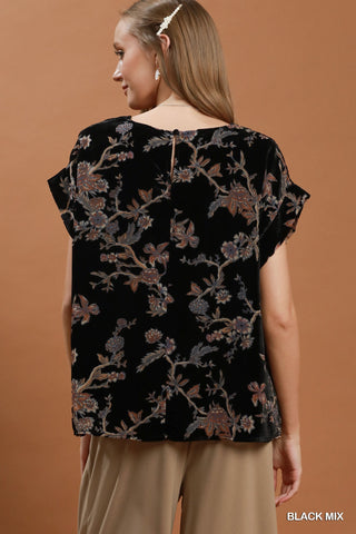 Marfa Midnight Sleeveless Print Top