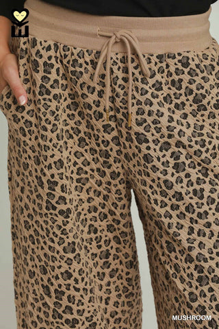 Mushroom Mesa Leopard Jacquard Pants
