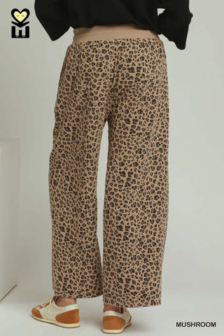Mushroom Mesa Leopard Jacquard Pants
