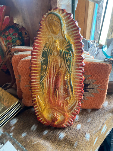 Clay Lady Guadalupe Plaque