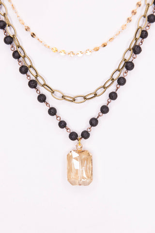 Hannah Necklace in  Tri-color