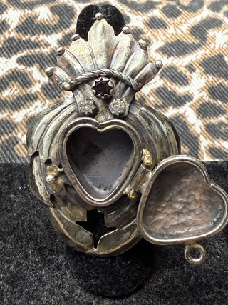 Sacred Heart Locket Ring