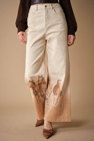 Wild Horse Wide Leg Jeans