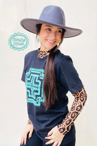 Hear Me Roar Leopard Mesh Top